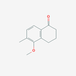 5-Methoxy-6-methyl-3,4-dihydronaphthalen-1(2H)-one chemical structure (CAS 1093296-24-2)