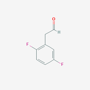2-(2,5-Difluorophenyl)acetaldehyde chemical structure (CAS 109346-82-9)
