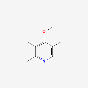4-Methoxy-2,3,5-trimethylpyridine chemical structure (CAS 109371-19-9)
