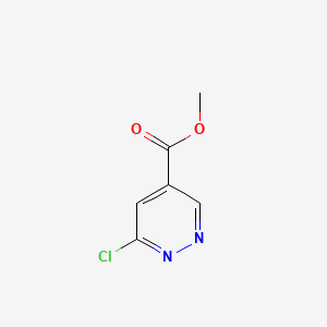 Methyl 6-chloropyridazine-4-carboxylate chemical structure (CAS 1093860-48-0)