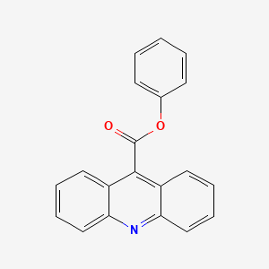 Phenyl acridine-9-carboxylate chemical structure (CAS 109392-90-7)