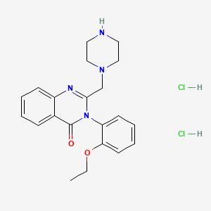 3-(2-Ethoxyphenyl)-2-(piperazin-1-ylmethyl)quinazolin-4(3H)-one dihydrochloride chemical structure (CAS 1094210-96-4)