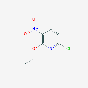 6-Chloro-2-ethoxy-3-nitropyridine chemical structure (CAS 1094323-19-9)