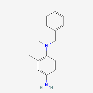 N1-Benzyl-N1,2-dimethylbenzene-1,4-diamine chemical structure (CAS 1094646-28-2)