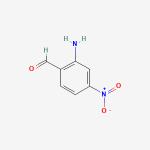 2-Amino-4-nitrobenzaldehyde chemical structure (CAS 109466-84-4)