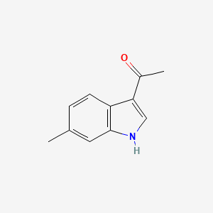 1-(6-Methyl-1H-indol-3-yl)ethanone chemical structure (CAS 1094718-97-4)