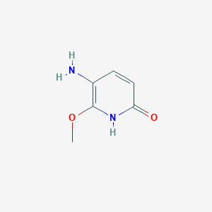 5-Amino-6-methoxypyridin-2-ol chemical structure (CAS 1094935-67-7)