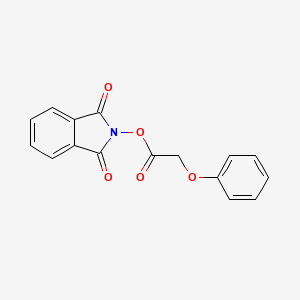 1,3-Dioxoisoindolin-2-yl 2-phenoxyacetate chemical structure (CAS 109524-10-9)