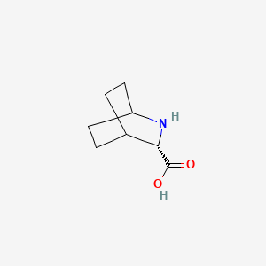 (S)-2-Azabicyclo[2.2.2]octane-3-carboxylic acid chemical structure (CAS 109583-12-2)