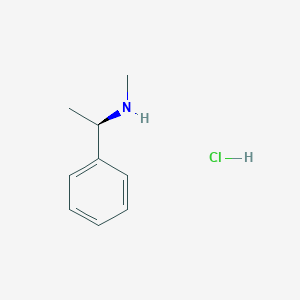 (R)-N-Methyl-1-phenylethanamine hydrochloride chemical structure (CAS 1096105-18-8)