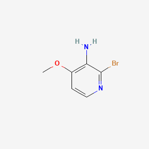 2-Bromo-4-methoxypyridin-3-amine chemical structure (CAS 109613-97-0)