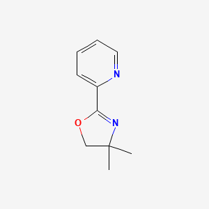 2-(4,5-Dihydro-4,4-dimethyl-2-oxazolyl)pyridine chemical structure (CAS 109660-12-0)