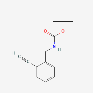 tert-Butyl 2-ethynylbenzylcarbamate chemical structure (CAS 1097731-47-9)