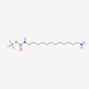 tert-Butyl (12-aminododecyl)carbamate chemical structure (CAS 109792-60-1)