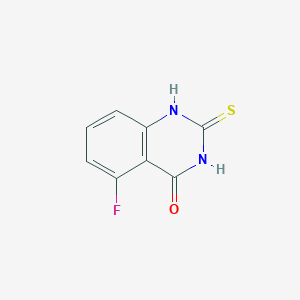 5-Fluoro-2-mercaptoquinazolin-4(3H)-one chemical structure (CAS 1098336-84-5)