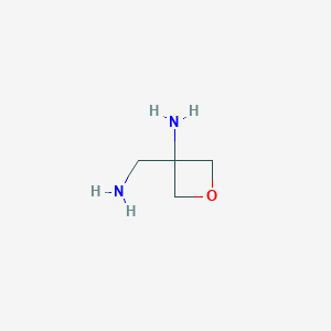 3-(Aminomethyl)oxetan-3-amine chemical structure (CAS 1098517-90-8)