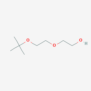 2-(2-(tert-Butoxy)ethoxy)ethanol chemical structure (CAS 110-09-8)