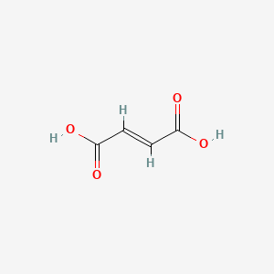 Fumaric acid chemical structure (CAS 110-17-8)