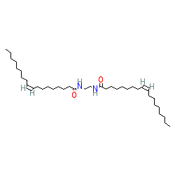 (Z)-N,N'-(ethane-1,2-diyl)dioleamide chemical structure (CAS 110-31-6)