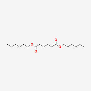 Dihexyl adipate chemical structure (CAS 110-33-8)