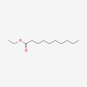 Ethyl caprate chemical structure (CAS 110-38-3)