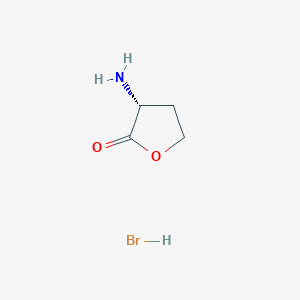 (R)-3-Aminodihydrofuran-2(3H)-one hydrobromide chemical structure (CAS 110045-70-0)