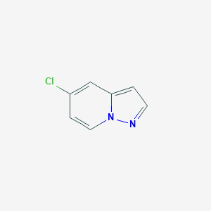 5-Chloropyrazolo[1,5-a]pyridine chemical structure (CAS 1101120-47-1)