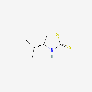 (R)-4-Isopropylthiazolidine-2-thione chemical structure (CAS 110199-16-1)