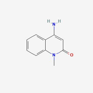 4-Amino-1-methylquinolin-2(1H)-one chemical structure (CAS 110216-80-3)