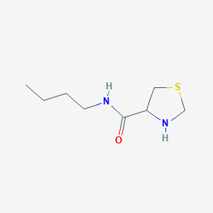 N-Butylthiazolidine-4-carboxamide chemical structure (CAS 1102920-00-2)