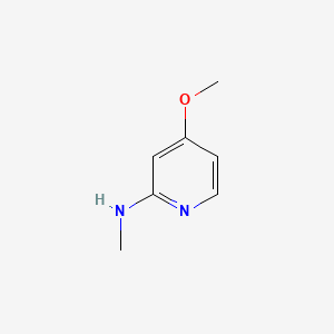 4-Methoxy-N-methylpyridin-2-amine chemical structure (CAS 1104455-24-4)