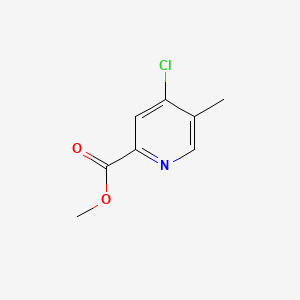 Methyl 4-chloro-5-methylpicolinate chemical structure (CAS 1104455-41-5)
