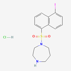 1-((5-Iodonaphthalen-1-yl)sulfonyl)-1,4-diazepane hydrochloride chemical structure (CAS 110448-33-4)