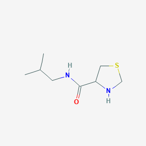 N-Isobutylthiazolidine-4-carboxamide chemical structure (CAS 1104571-09-6)