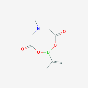 6-Methyl-2-(prop-1-en-2-yl)-1,3,6,2-dioxazaborocane-4,8-dione chemical structure (CAS 1104637-47-9)