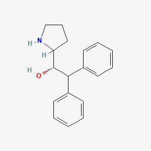 (S)-Alpha,Alpha-Diphenylmethylprolinol chemical structure (CAS 110529-22-1)