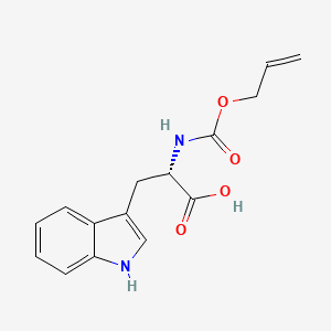 ((Allyloxy)carbonyl)-L-tryptophan chemical structure (CAS 110637-46-2)