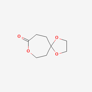 1,4,8-Trioxaspiro[4.6]undecan-9-one chemical structure (CAS 110674-74-3)