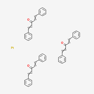Tris(dibenzylideneacetone)platinum(0) chemical structure (CAS 11072-92-7)