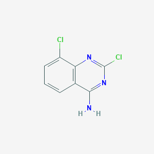 2,8-Dichloroquinazolin-4-amine chemical structure (CAS 1107694-84-7)