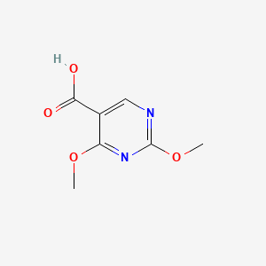 2,4-Dimethoxypyrimidine-5-carboxylic acid chemical structure (CAS 110821-07-3)