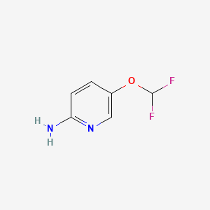 5-(Difluoromethoxy)pyridin-2-amine chemical structure (CAS 110861-14-8)