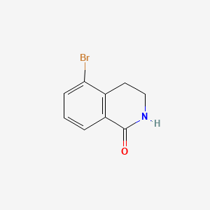 5-Bromo-3,4-dihydroisoquinolin-1(2H)-one chemical structure (CAS 1109230-25-2)