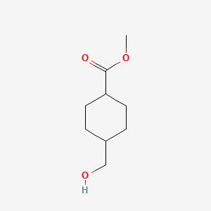 trans-Methyl 4-(hydroxymethyl)cyclohexanecarboxylate chemical structure (CAS 110928-44-4)