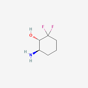 (1S,6R)-6-Amino-2,2-difluorocyclohexanol chemical structure (CAS 1109284-40-3)