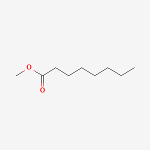 Methyl octanoate chemical structure (CAS 111-11-5)