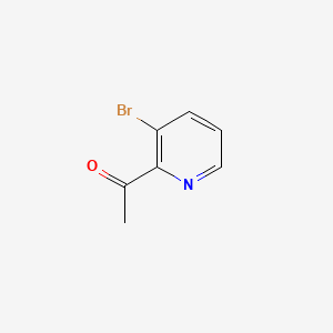 1-(3-Bromopyridin-2-yl)ethanone chemical structure (CAS 111043-09-5)