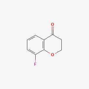 8-Fluorochroman-4-one chemical structure (CAS 111141-00-5)
