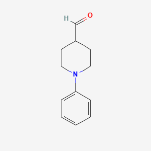 1-Phenylpiperidine-4-carbaldehyde chemical structure (CAS 111153-74-3)