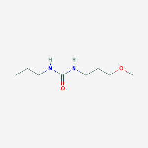 1-(3-Methoxypropyl)-3-propylurea chemical structure (CAS 111168-82-2)